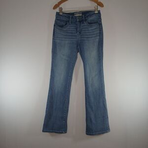 BKE Stella Bootcut Jeans 26 Mid Rise Y2K Slim Flare Light Wash Indie Sleaze Glam